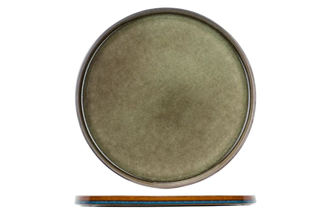 Cosy &amp; Trendy - Quintana Green Plat Bord Ø32,5cm - Set van 2
