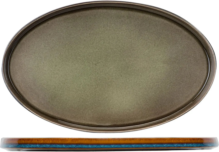 Cosy &amp; Trendy - Quintana Green Plat Bord Ø35,5cm - Set van 2