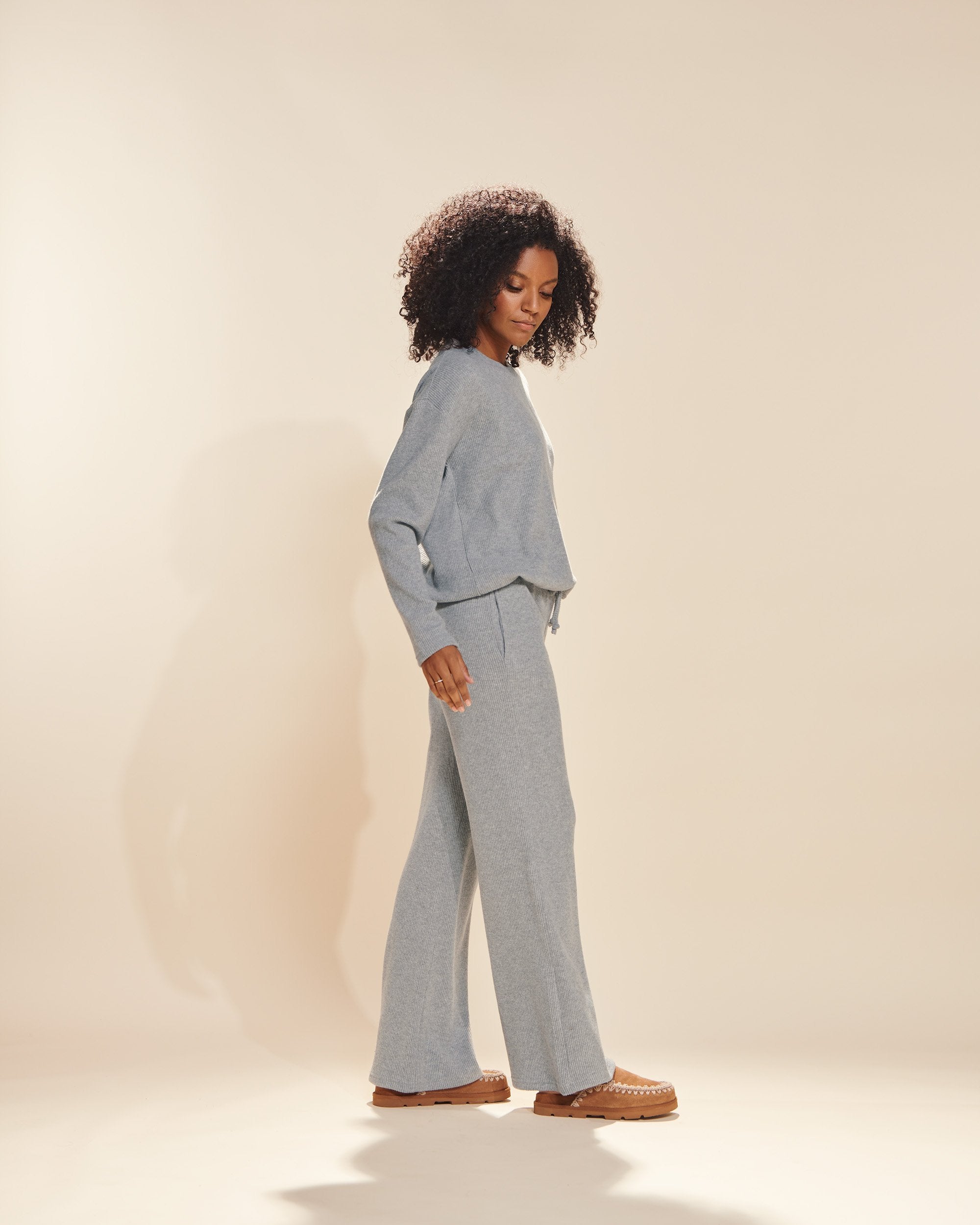 Daphni Melange Top lange mouw - M