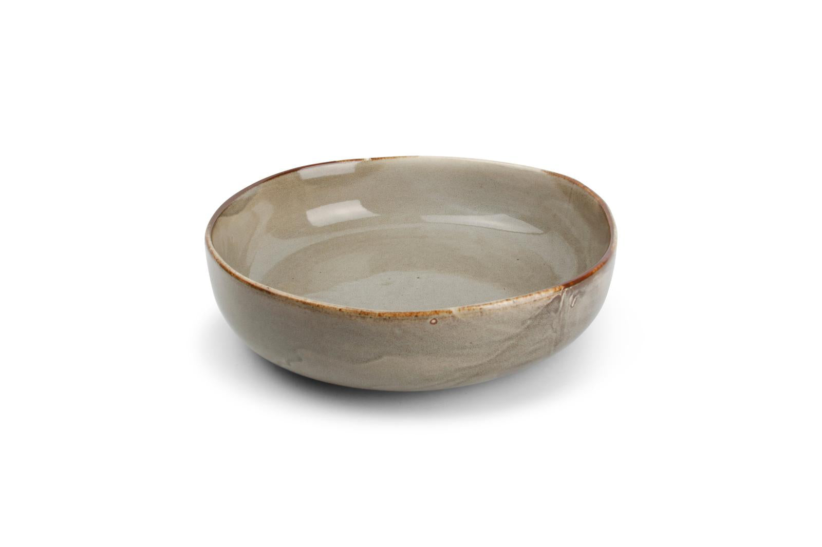 Diep bord 22xH6cm concrete Studio Urban (set van 4) - Set van 4