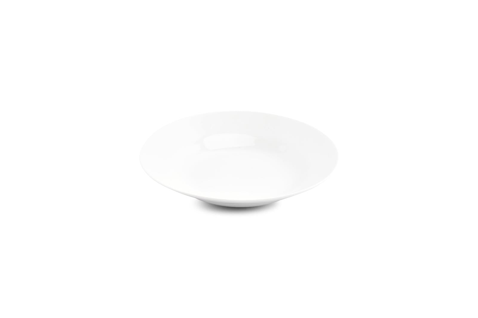 Diep bord 23xH4cm Basic White - Set van 6
