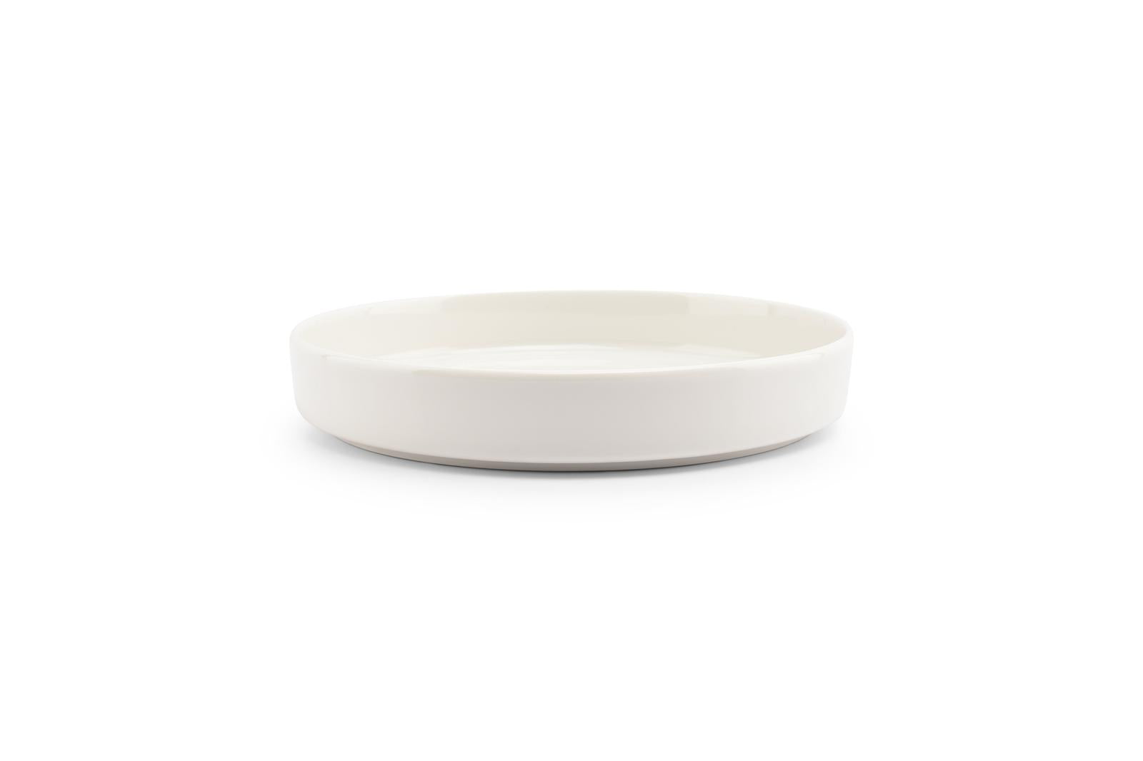 Diep bord 24xH4cm wit Pila - Set van 3