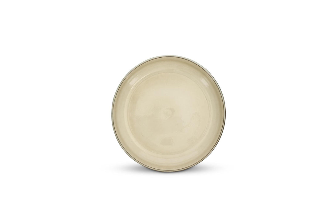 Diep bord (pasta bord) 22xH6cm ivoor Meridian - Set van 2