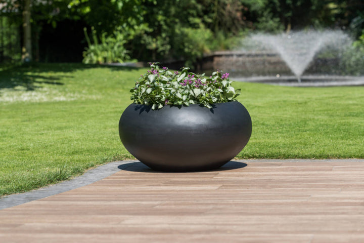 Pottery Pots - Bloempot Cora S, Zwart
