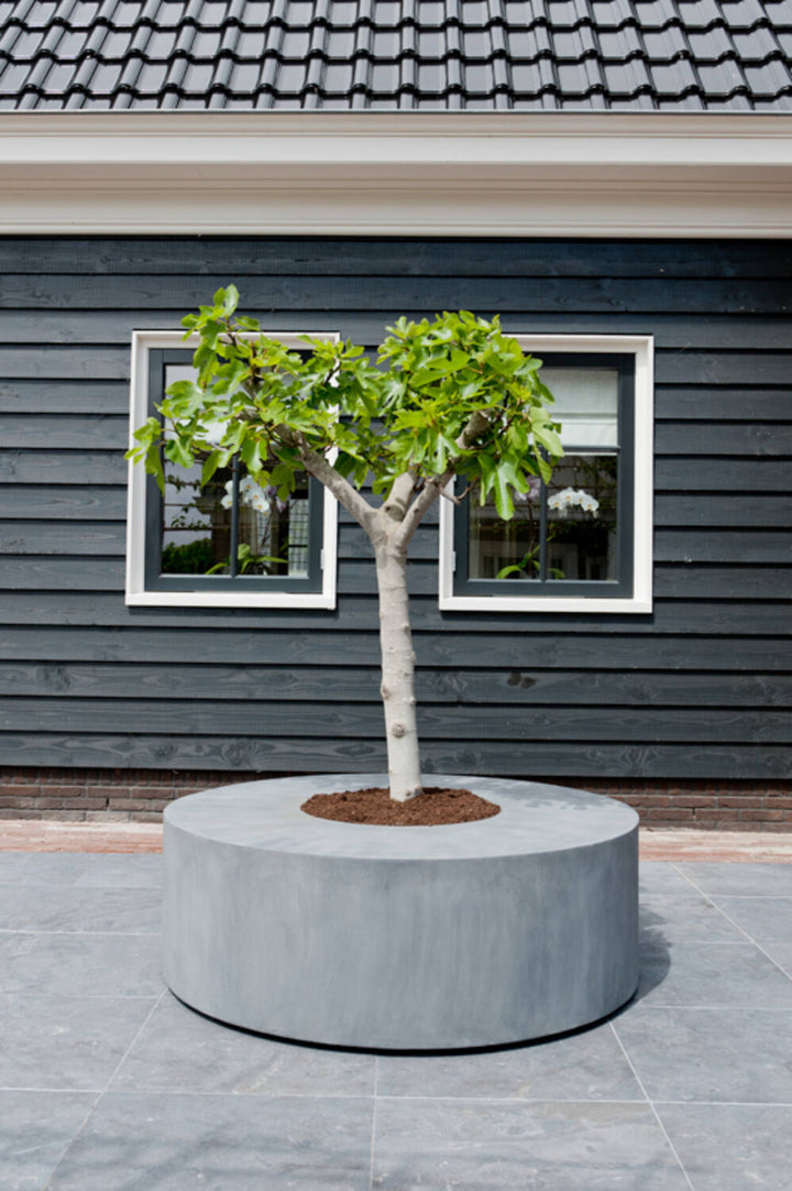 Pottery Pots - Bloempot Jumbo Seating Round, Zwart