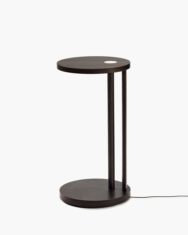 Bijzettafel L met Licht Eik Bruin Aura