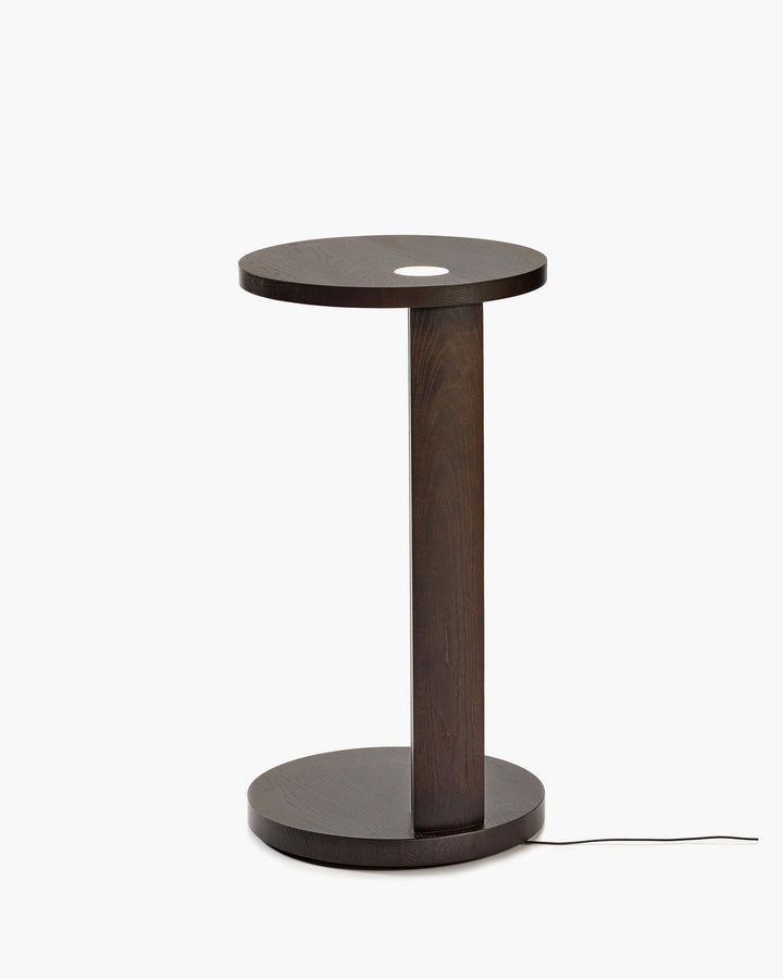 Bijzettafel L met Licht Eik Bruin Aura