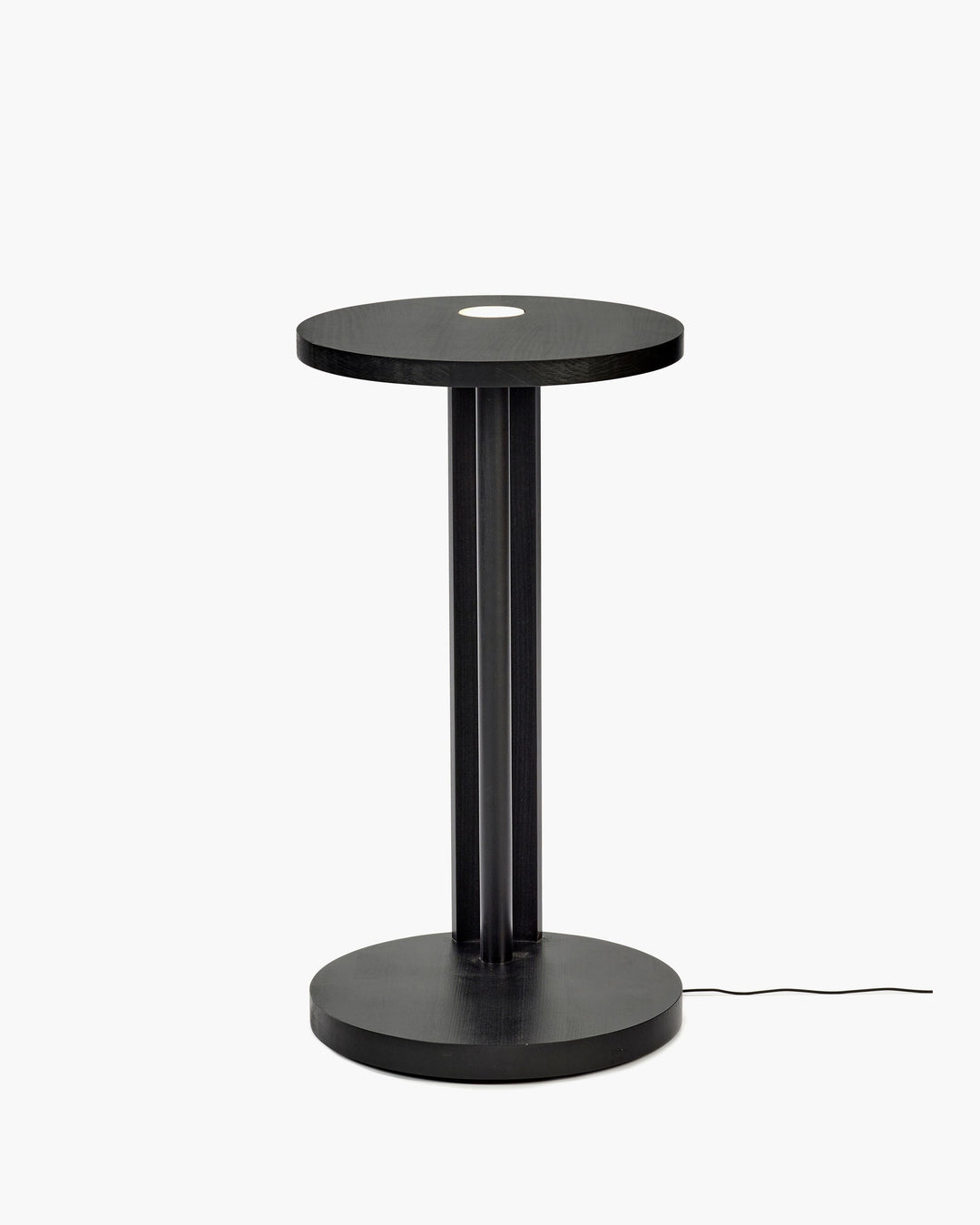 Bijzettafel L met Licht Eik Bruin Aura