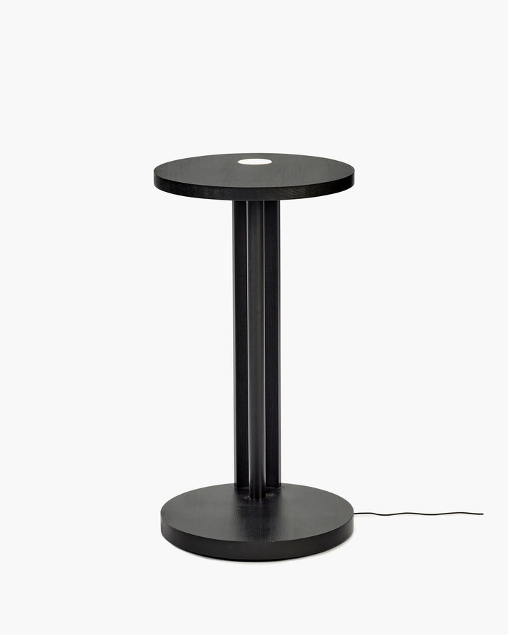 Bijzettafel L met Licht Eik Bruin Aura
