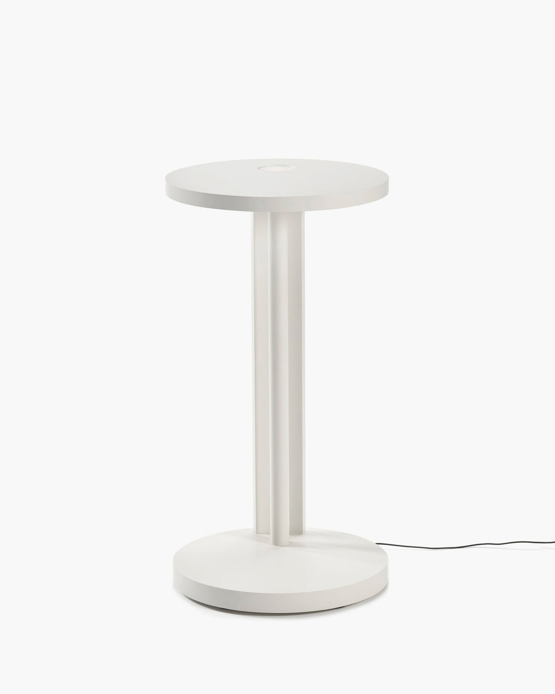 Bijzettafel L met Licht Beuk Gebroken Wit Aura