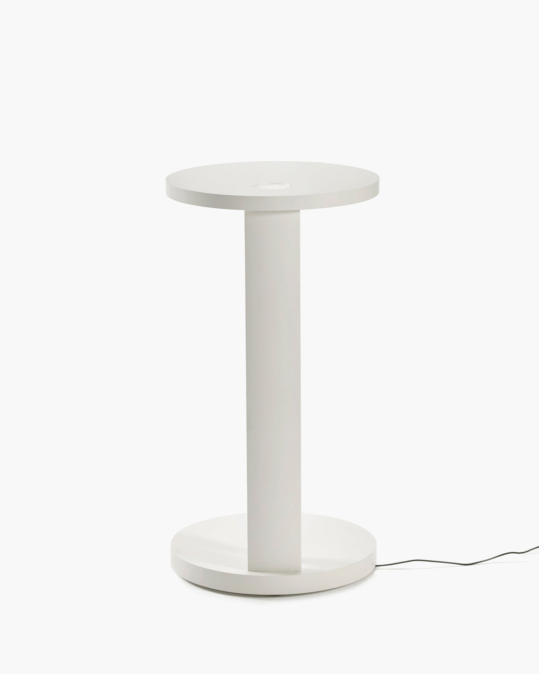 Bijzettafel L met Licht Beuk Gebroken Wit Aura