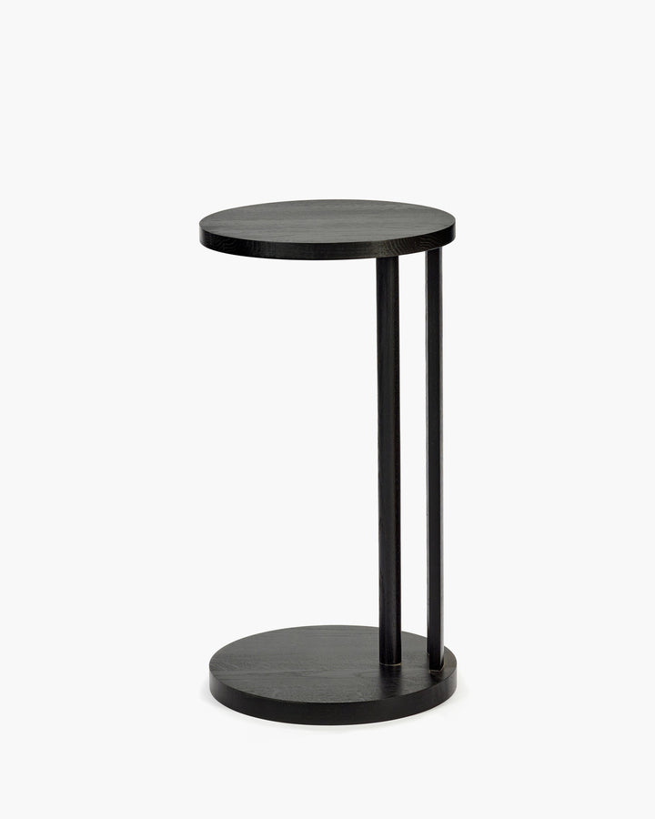 Bijzettafel Hoog Eik Zwart Aura
