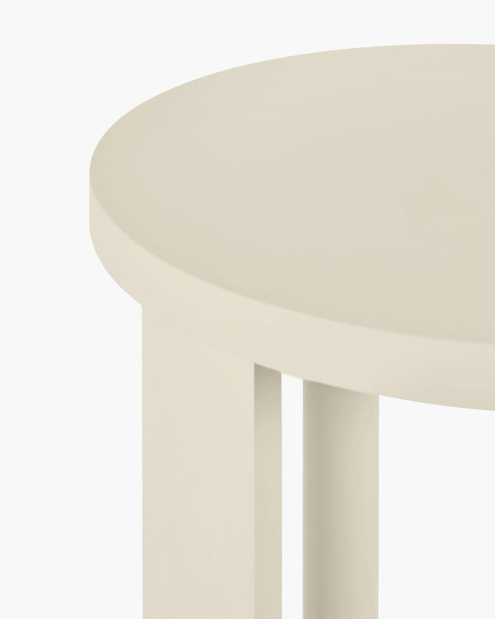 Bijzettafel Hoog Beuk Crème Aura