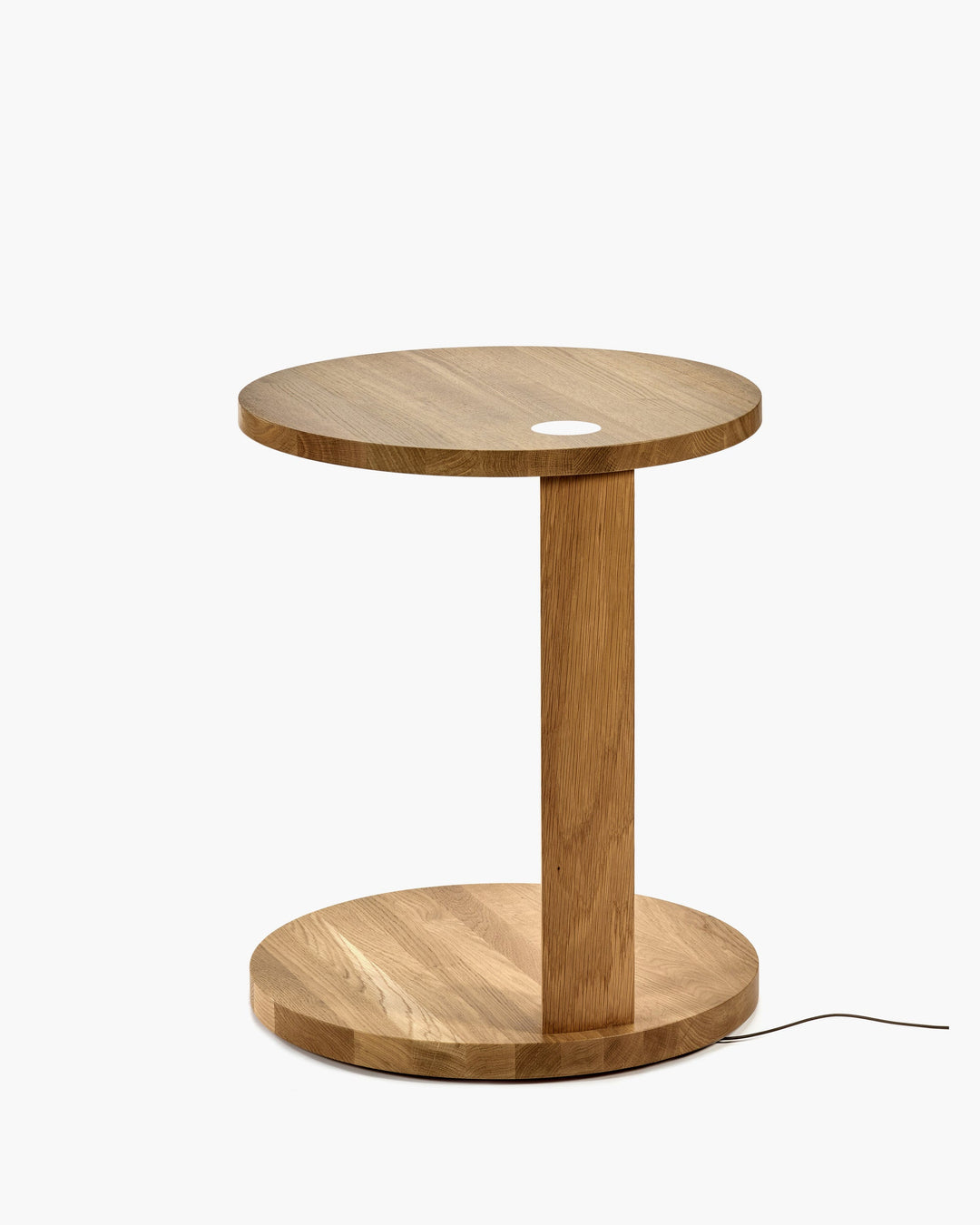 Bijzettafel S met Licht Eik Naturel Aura