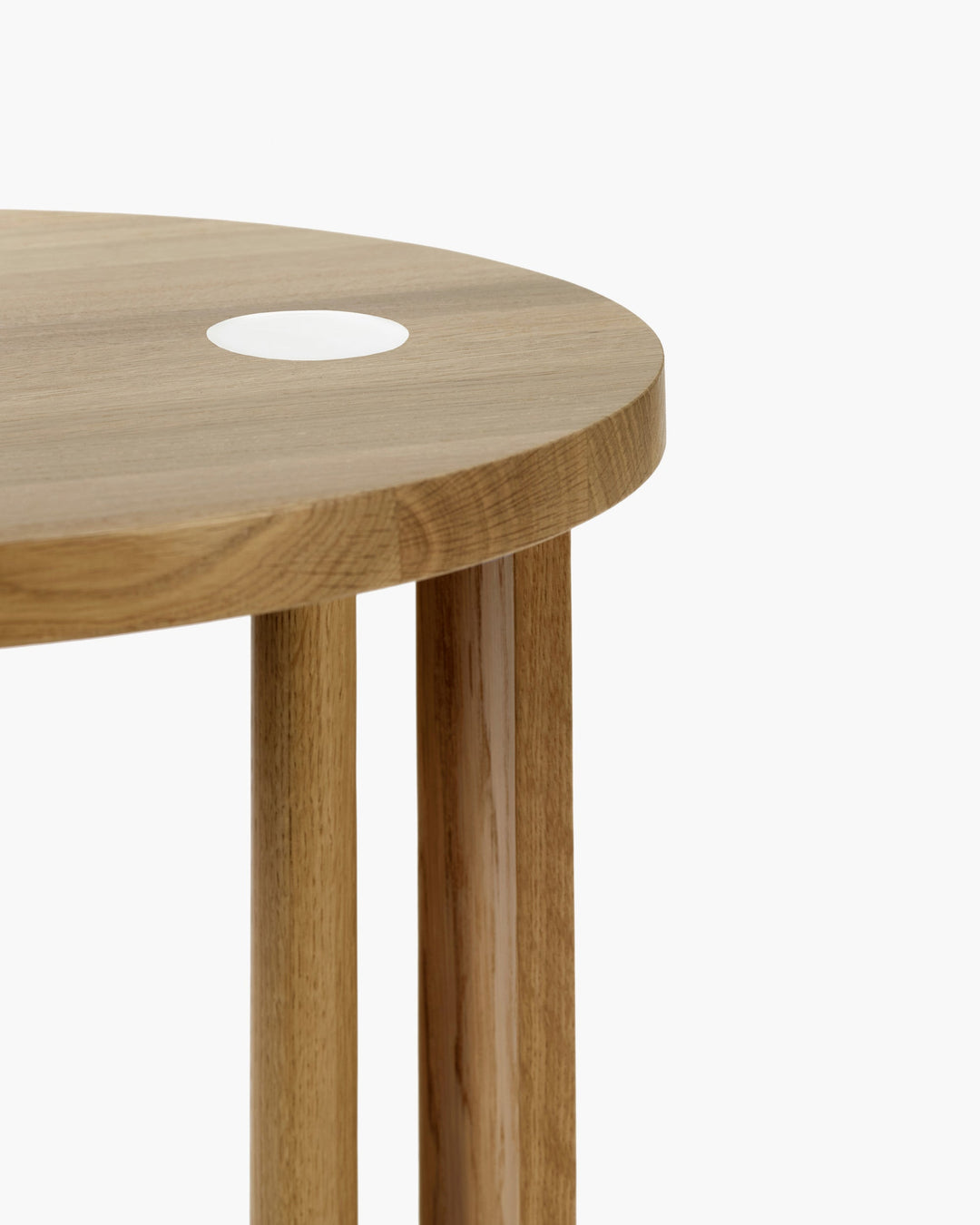 Bijzettafel S met Licht Eik Naturel Aura