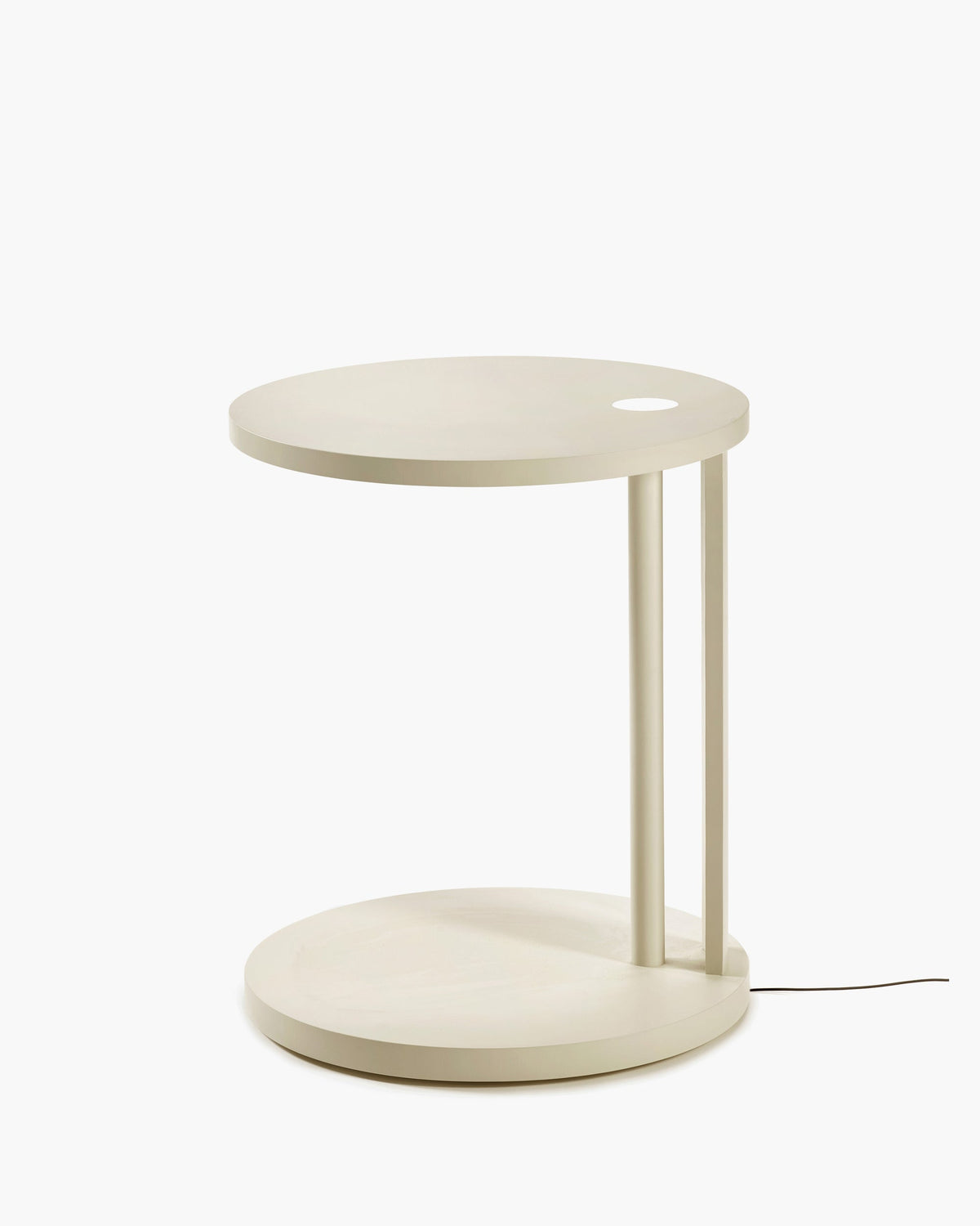 Bijzettafel S met Licht Beuk Crème Aura