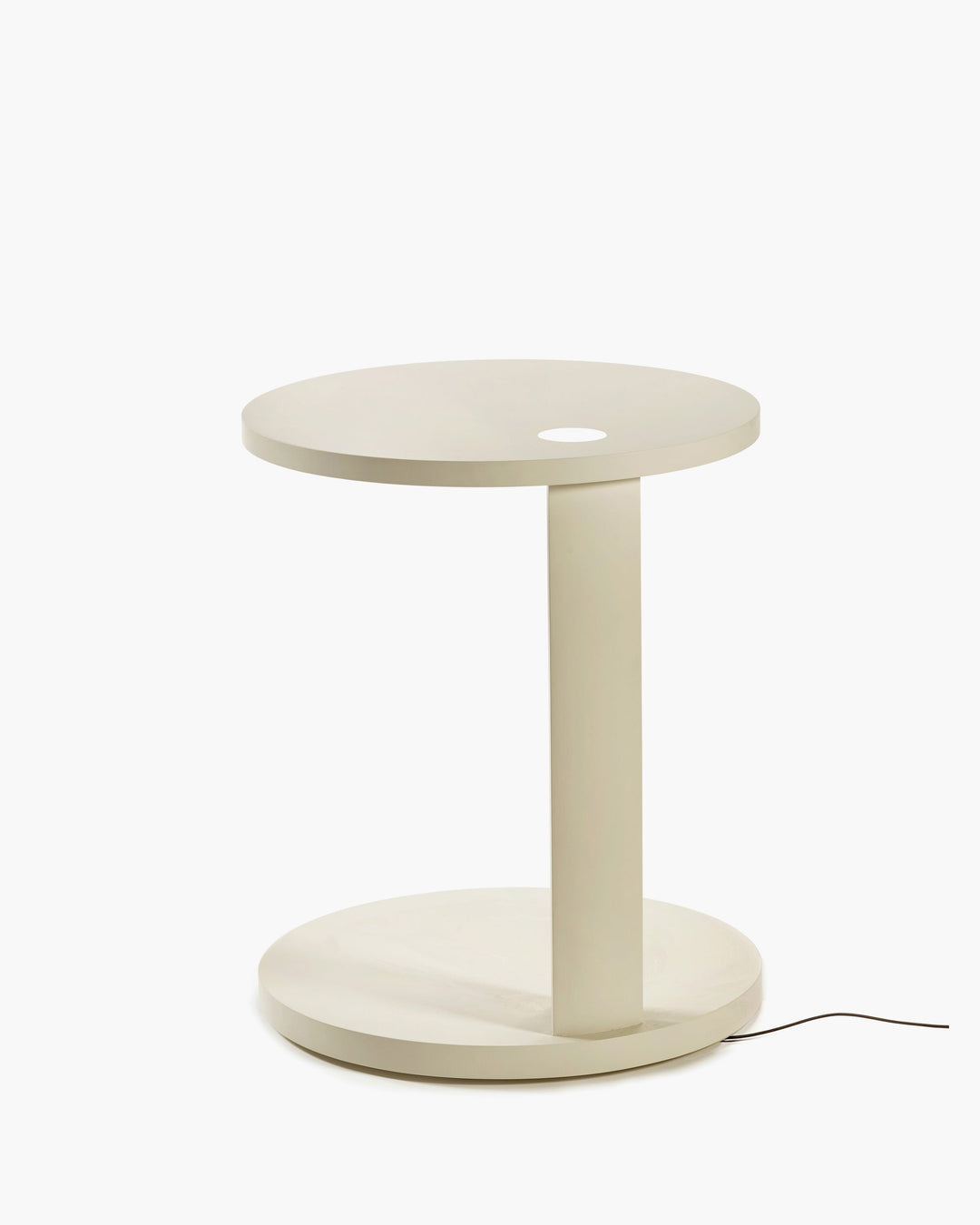Bijzettafel S met Licht Beuk Crème Aura