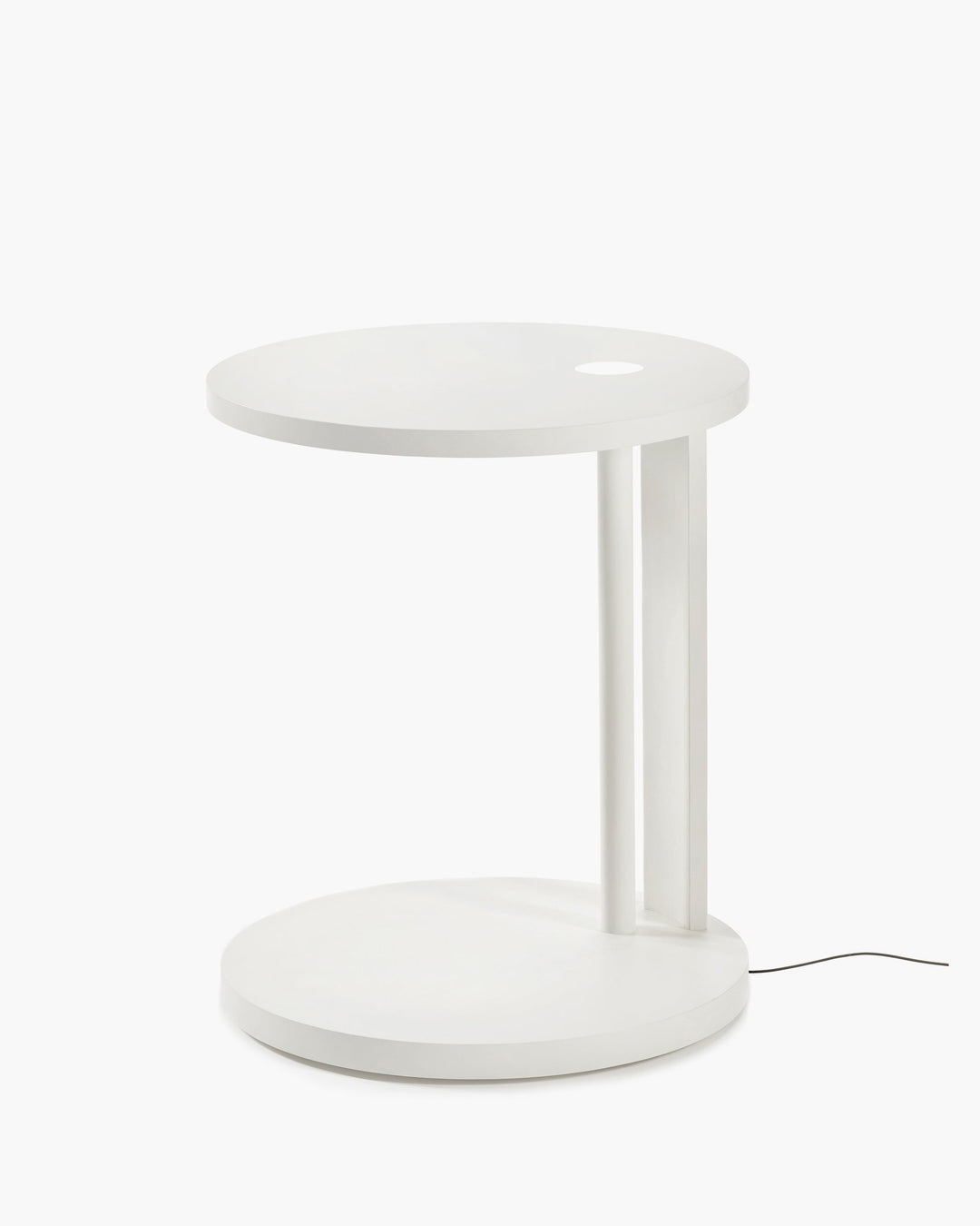 Bijzettafel S met Licht Beuk Gebroken Wit Aura