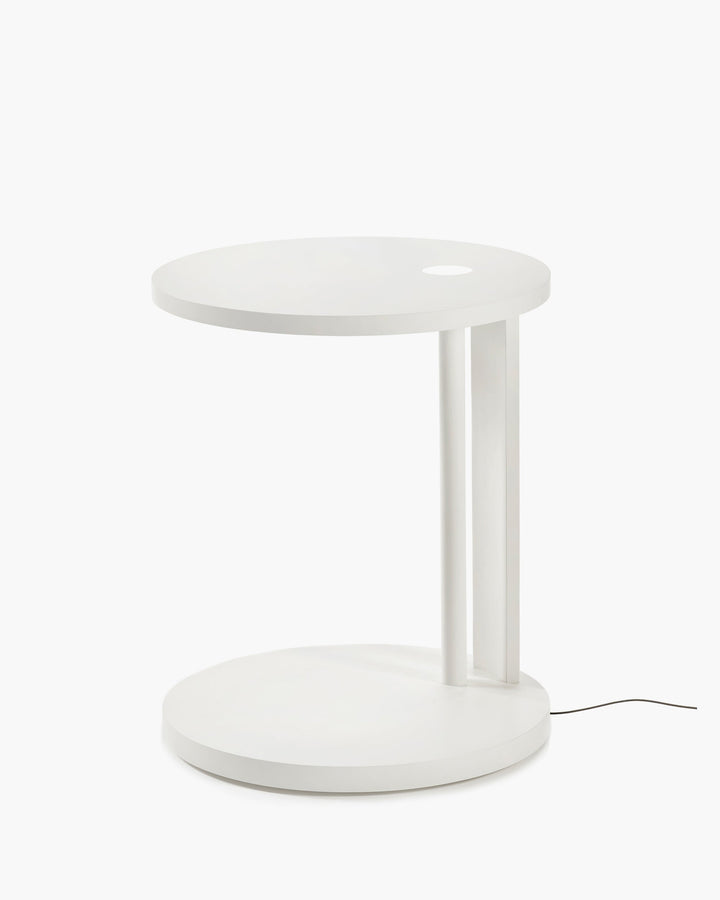 Bijzettafel S met Licht Beuk Gebroken Wit Aura