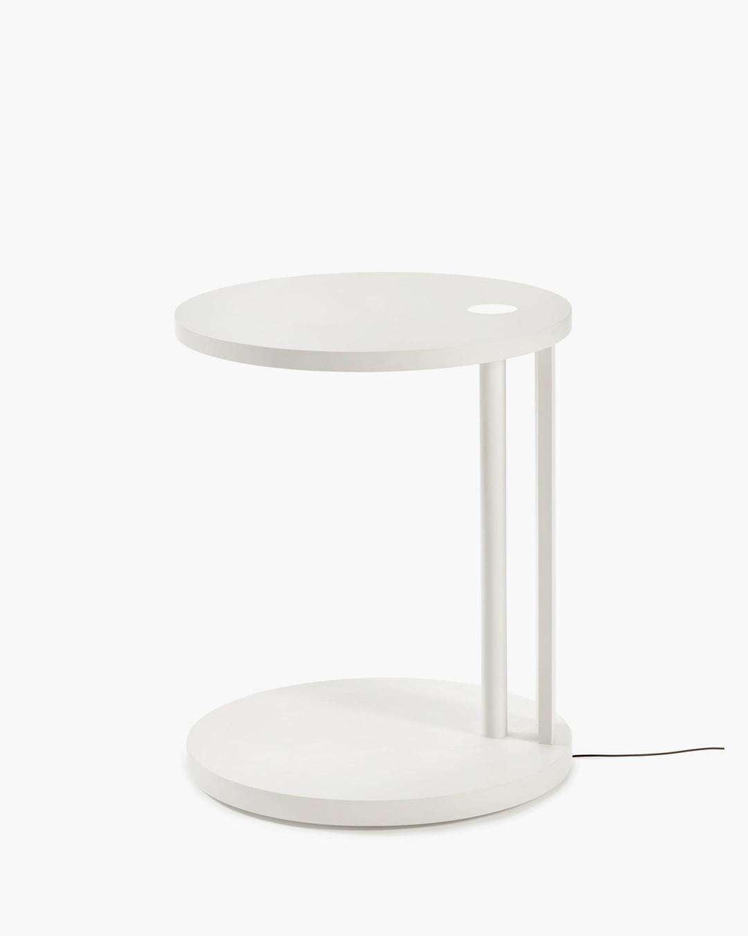 Bijzettafel S met Licht Beuk Gebroken Wit Aura