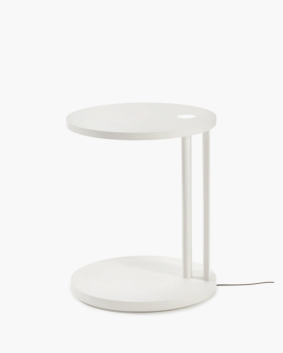 Bijzettafel S met Licht Beuk Gebroken Wit Aura