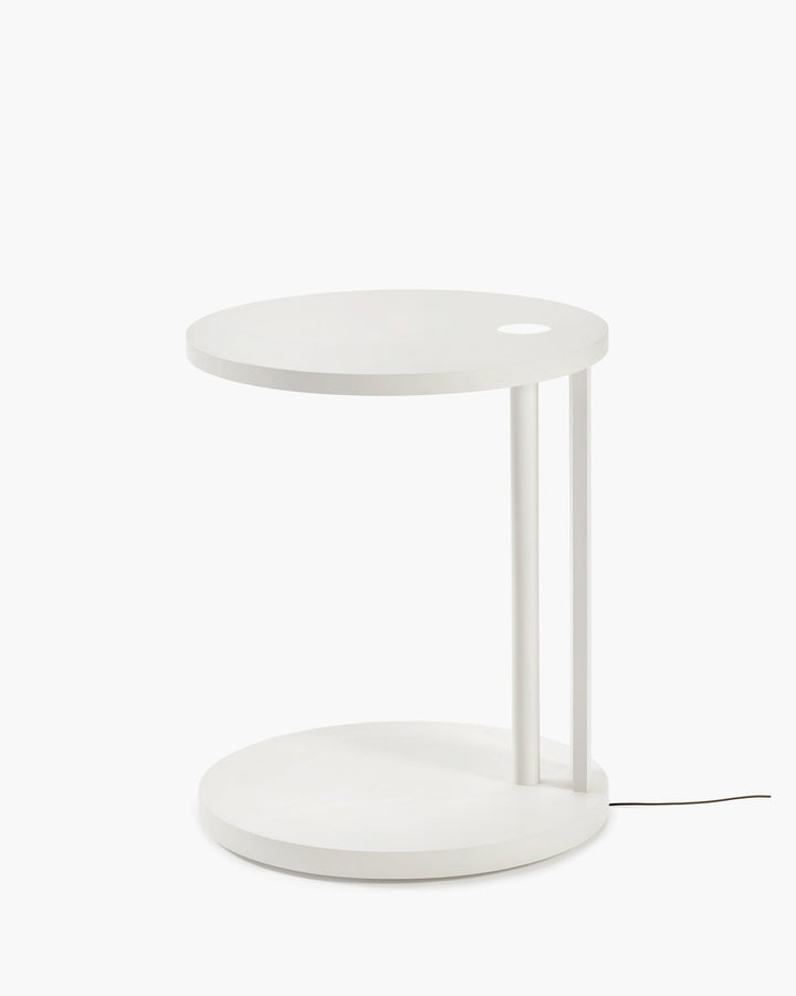 Bijzettafel S met Licht Beuk Gebroken Wit Aura