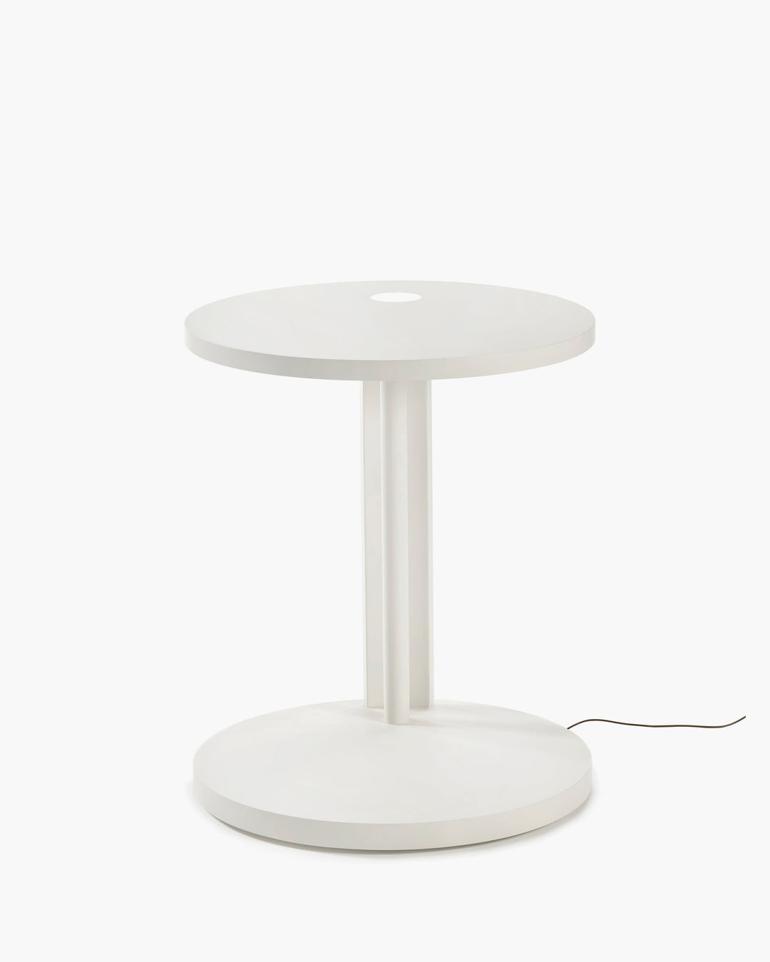 Bijzettafel S met Licht Beuk Gebroken Wit Aura
