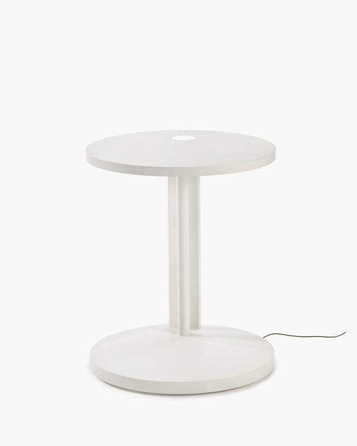 Bijzettafel S met Licht Beuk Gebroken Wit Aura