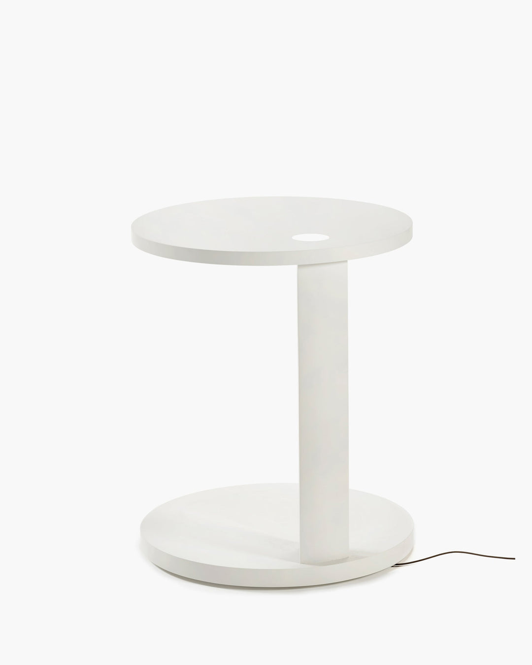 Bijzettafel S met Licht Beuk Gebroken Wit Aura
