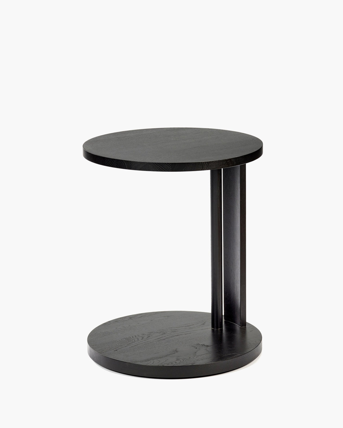Bijzettafel Laag Eik Zwart Aura