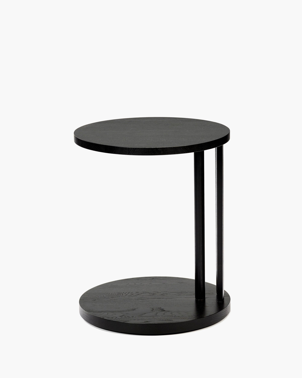 Bijzettafel Laag Eik Zwart Aura
