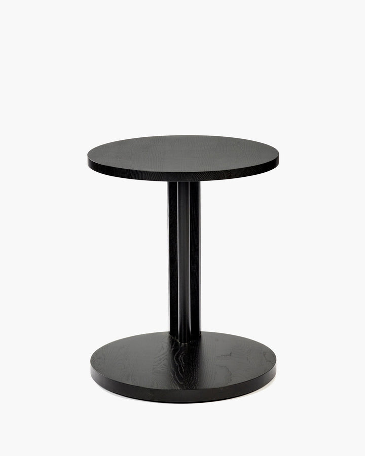 Bijzettafel Laag Eik Zwart Aura