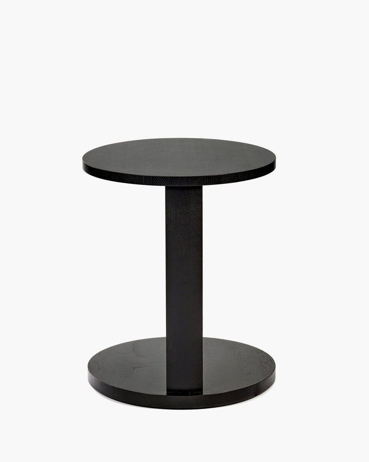 Bijzettafel Laag Eik Zwart Aura
