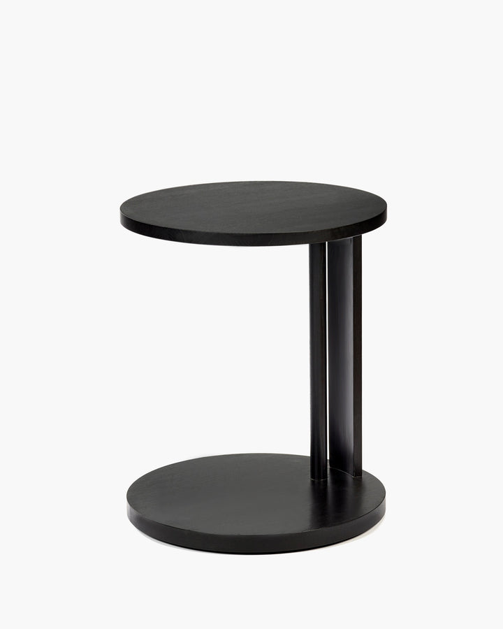 Bijzettafel Laag Beuk Zwart Aura