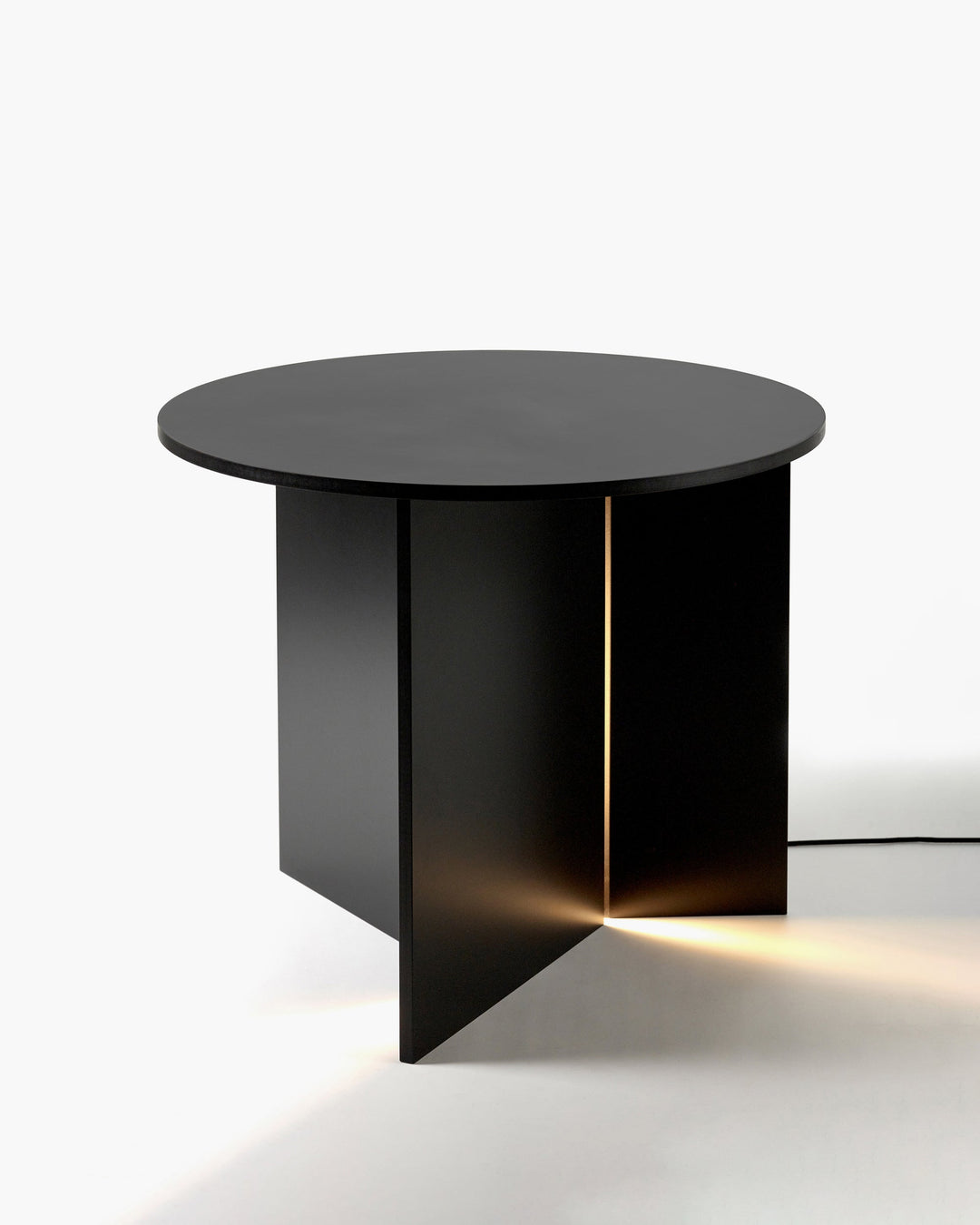 Bijzettafel met Licht Zwart Stella