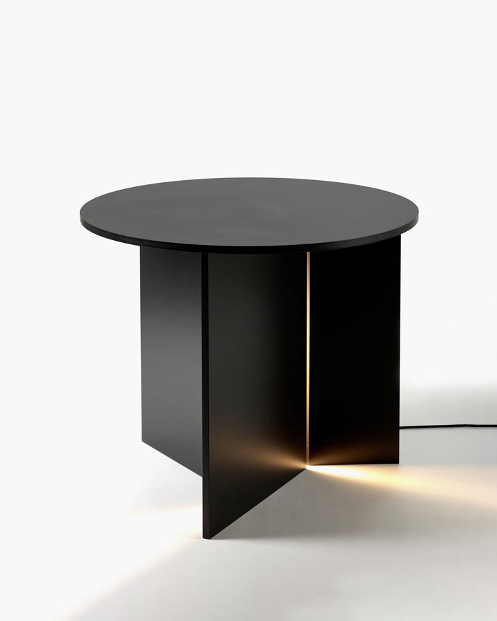 Bijzettafel met Licht Zwart Stella
