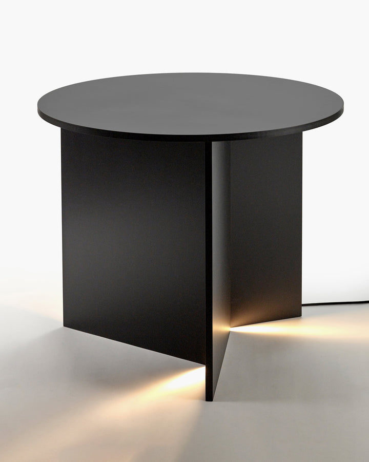 Bijzettafel met Licht Zwart Stella