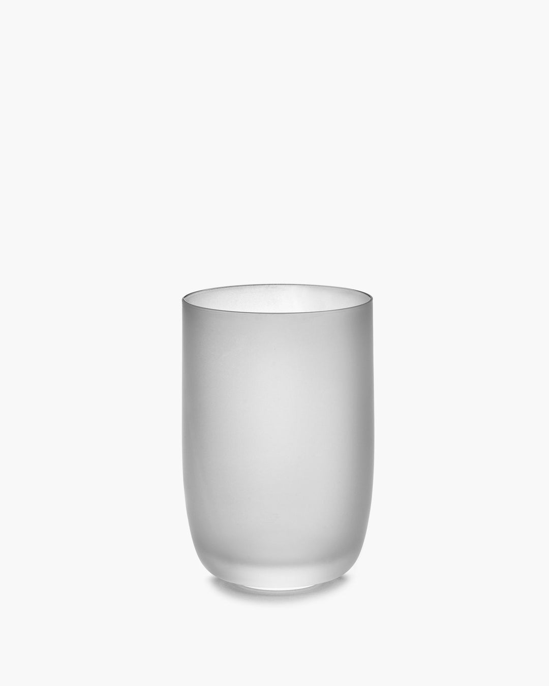 Glas L Frosted Wit Base - Set van 4