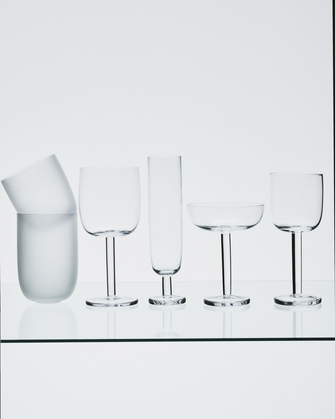 Rode Wijnglas Base - Set van 4