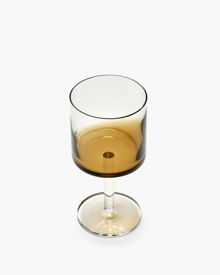 Serax - Kelly Wearstler - Rodewijnglas Amber Zuma - Set van 4