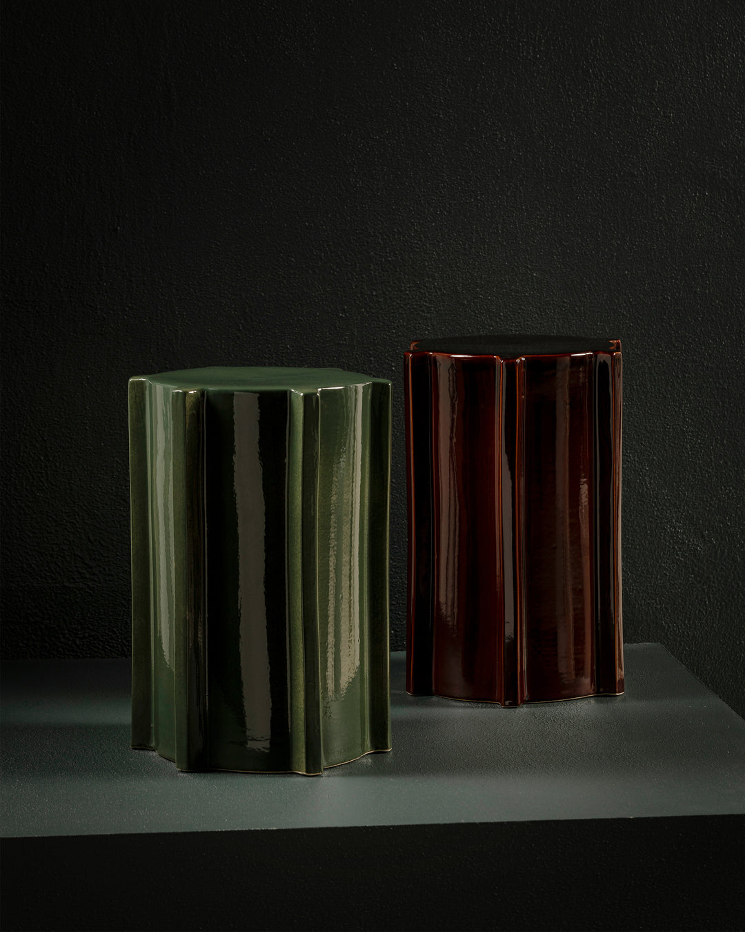 Serax - Marie Michielssen - Bijzettafel 02 Dark Green Pawn