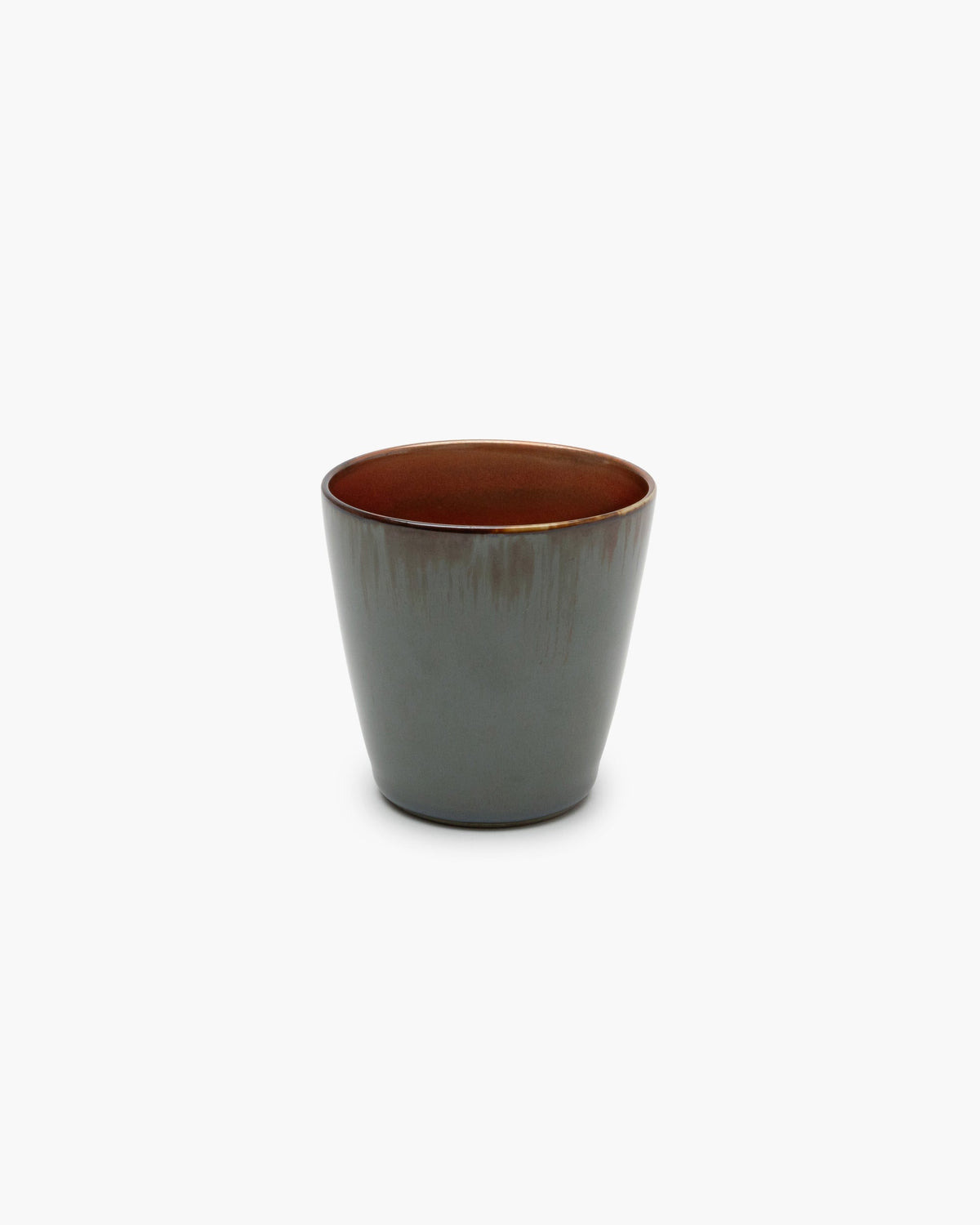 Conische Beker S Smoky Blue/Rust