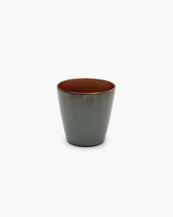 Conische Beker S Smoky Blue/Rust