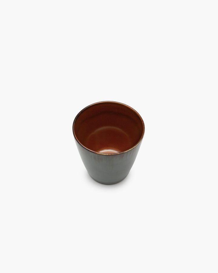 Conische Beker S Smoky Blue/Rust