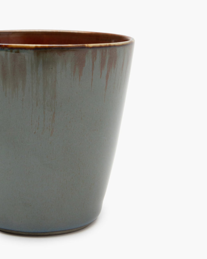 Conische Beker S Smoky Blue/Rust