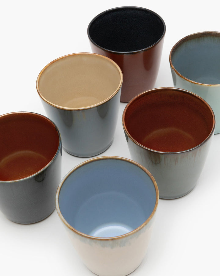 Conische Beker S Smoky Blue/Rust