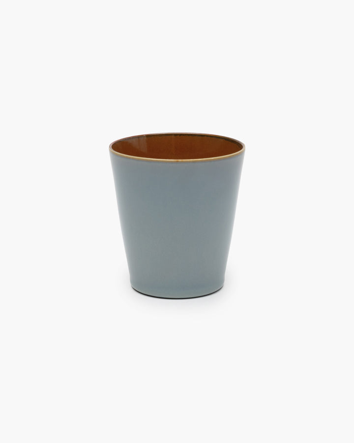Serax - Anita Le Grelle - Conische Beker M Smoky Blue/Rust