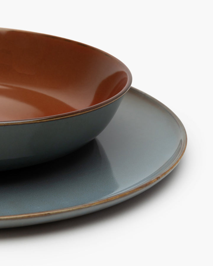 Diep Bord M Smoky Blue/Rust