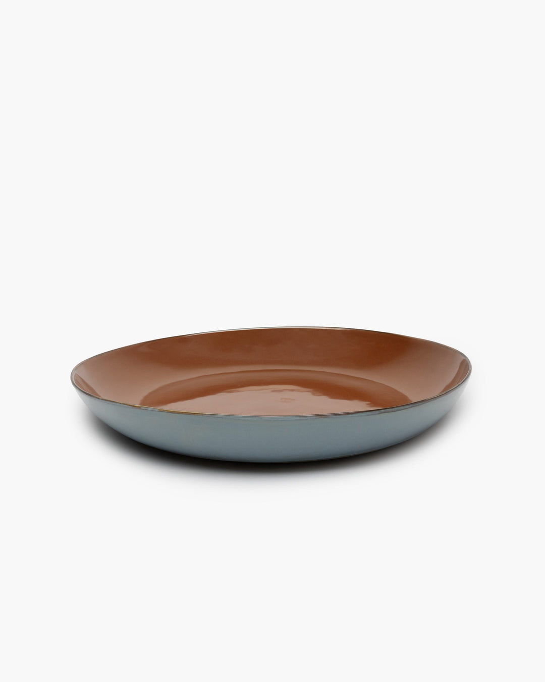 Serveerschaal Smoky Blue/Rust