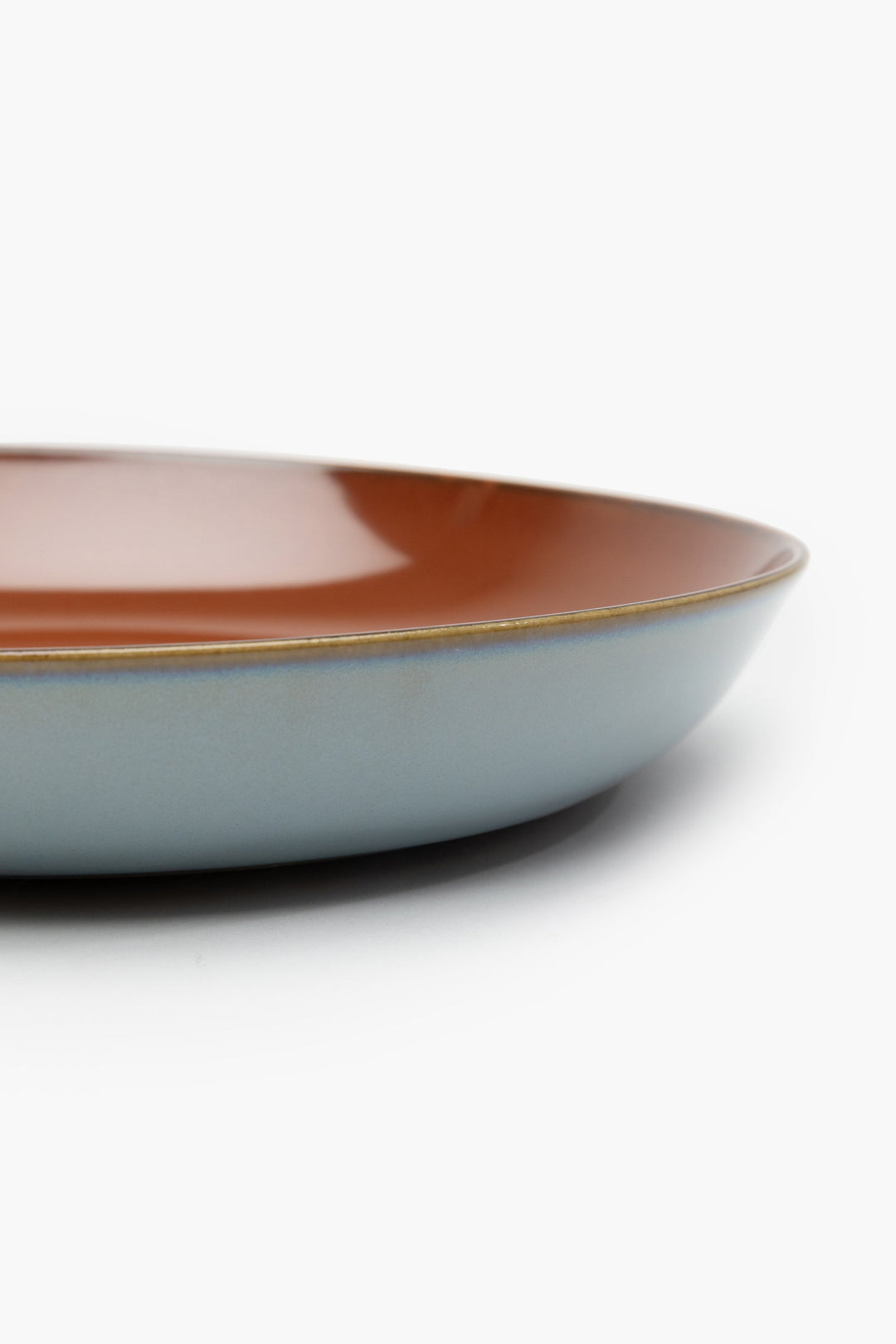 Diep Bord L Smoky Blue/Rust